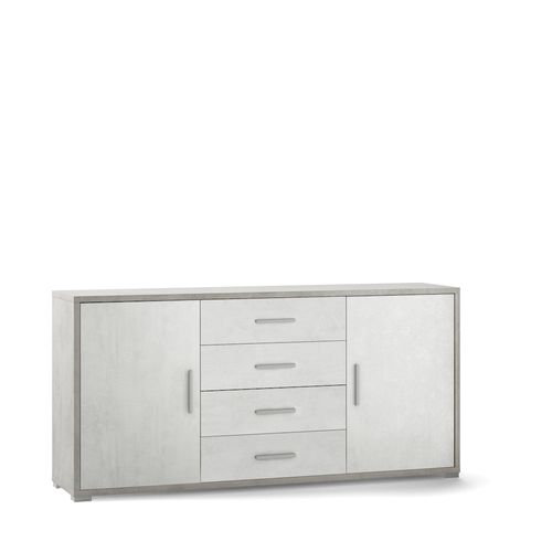 Armoire 2 Portes 4 Tiroirs Kit