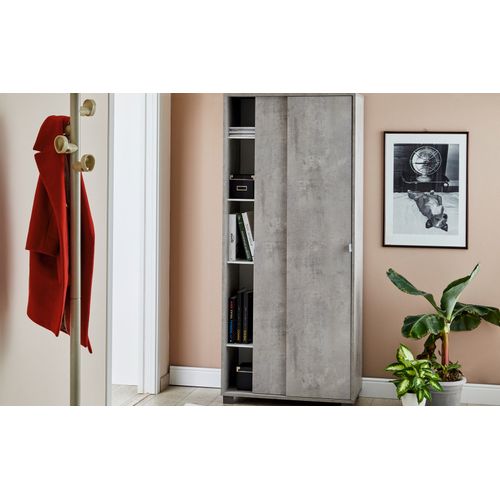 Meuble 2 Portes Coulissantes H190 L82 Kit - Blanc