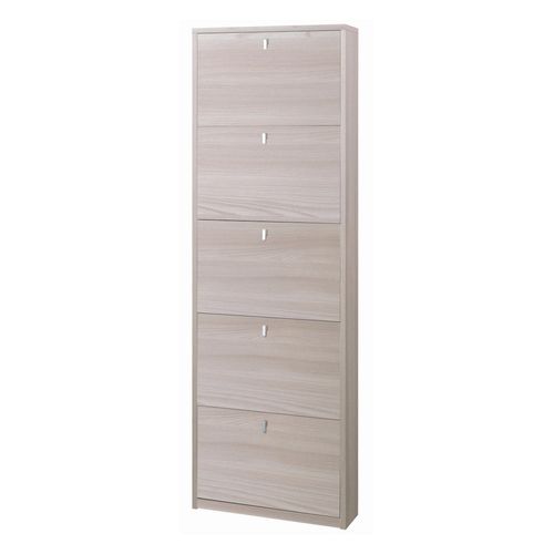 Étagère à Chaussures 5 Portes - Beige
