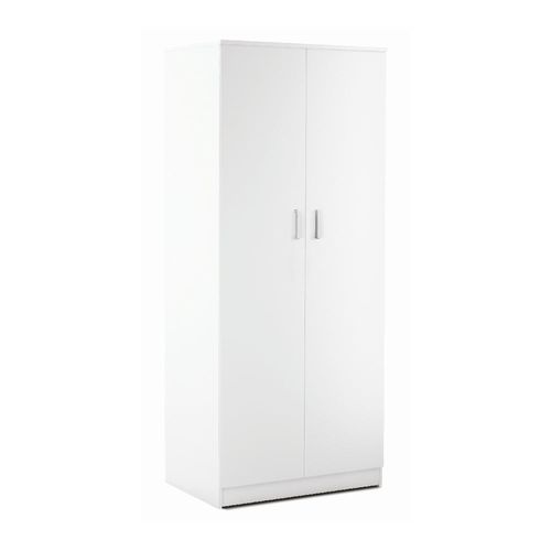 Armoire 2 Portes H182 L77 Kit - Blanc