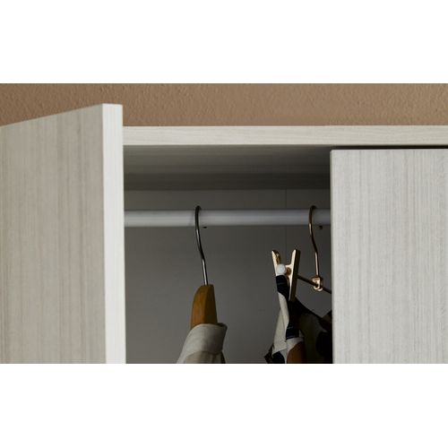 Armoire 2 Portes H182 L77 Kit - Bois-clair