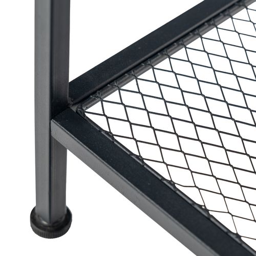 Lot De 2 Tables De Chevet Avec Station De Charge Et 4 Ports USB Bouts De Canapé, Marron, 38x28x52cm