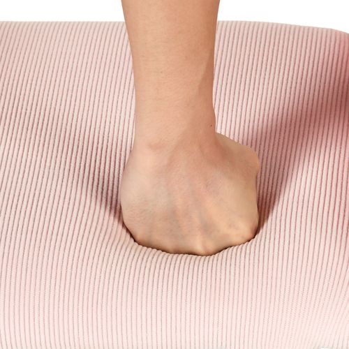 Chaise De Bureau Fauteuil Pivotant Hauteur Réglable En Velours Côtelé Rose