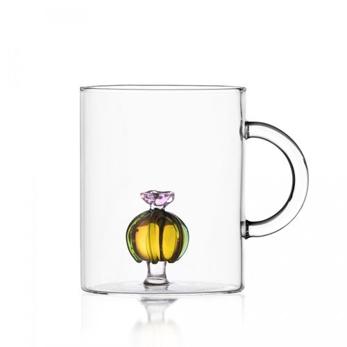 Mug Cactus Pink Flower