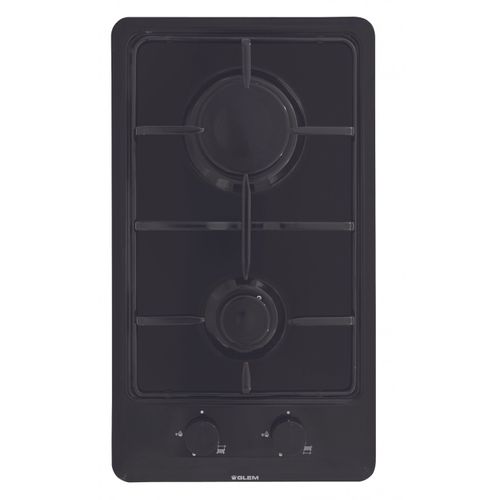Table de cuisson Gaz 2 foyers Email noir - Gas Gt32