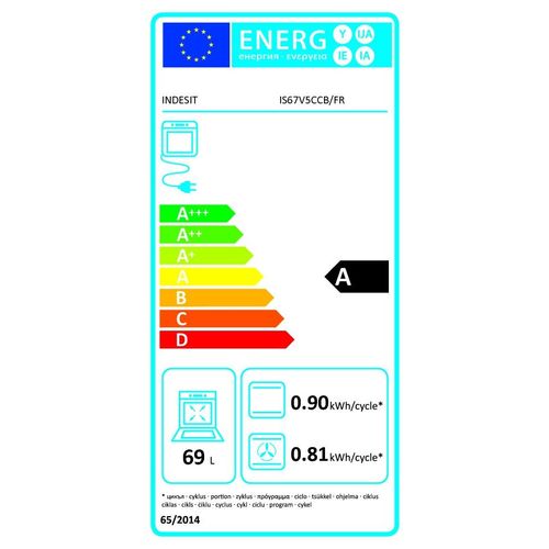 Cuisinière Dessus Vitrocéramique 4 foyers - Is67v5ccbfr