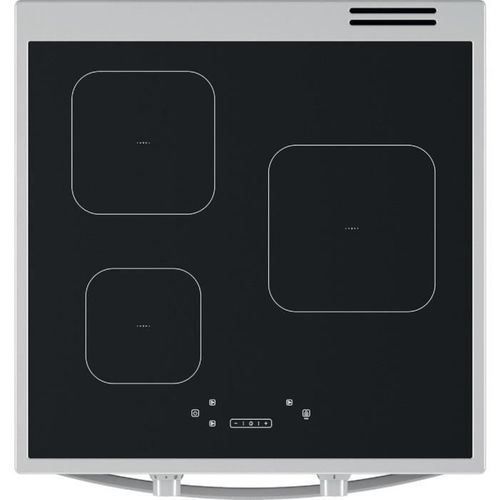 Cuisiniere à induction - Is67iq5kcw/e - 3 Foyers - 2600 W - 60 Cm - Blanc