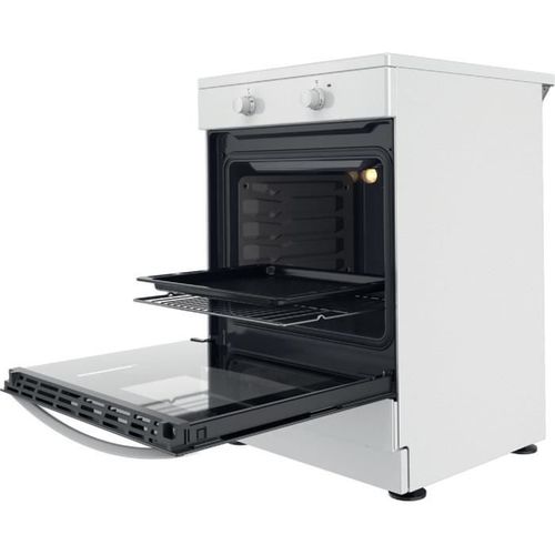 Cuisiniere à induction - Is67iq5kcw/e - 3 Foyers - 2600 W - 60 Cm - Blanc