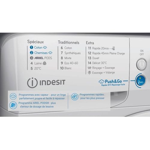 Lave-linge Frontal 7 kg 1200 trs/mn - BWA 71295X WV FR