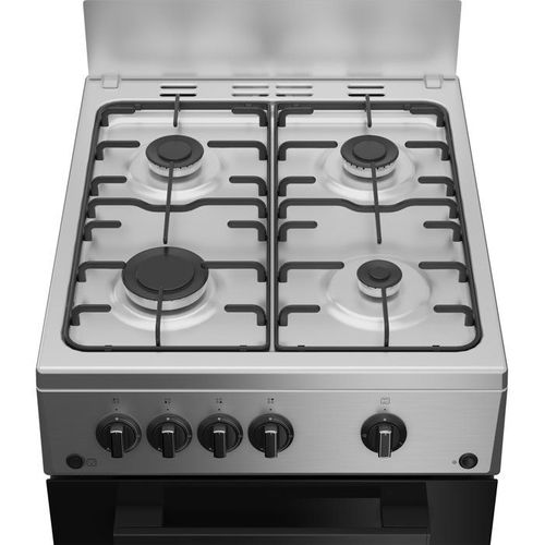Cuisiniere à Gaz - I5g1kms - 4 Foyers - 10,4 Kwh - L50 Cm - Silver