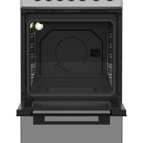 Cuisiniere Vitrocéramique - I5v3pcs - 4 Foyers - 7,7 Kwh - L50 Cm - Silver