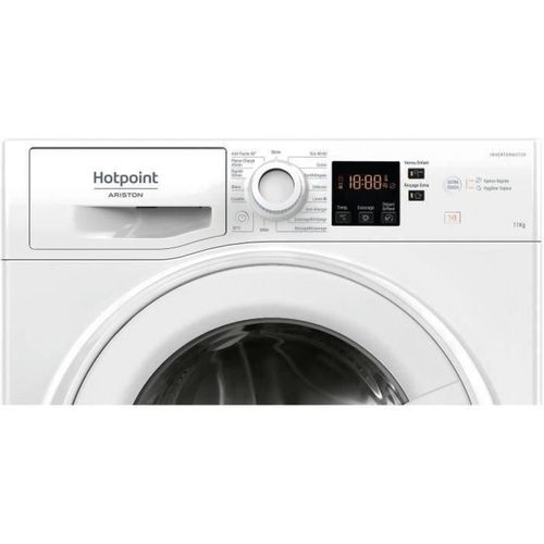 Lave-linge Hublot  Ns11469fwkfr -  11 Kg - Induction - L60cm - 1400 Trs/min - Classe à - Blanc