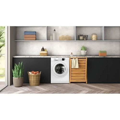 Lave-linge Hublot  Ns11469fwkfr -  11 Kg - Induction - L60cm - 1400 Trs/min - Classe à - Blanc