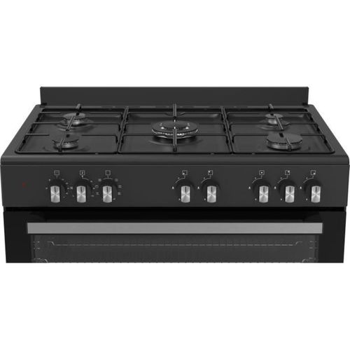 Cuisiniere à Gaz - Sel925mn - 5 Foyers - 3,6 Kwh - 90 Cm - Noir