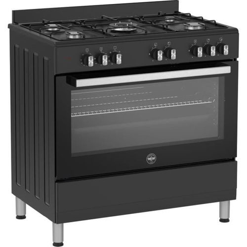 Cuisiniere à Gaz - Sel925mn - 5 Foyers - 3,6 Kwh - 90 Cm - Noir