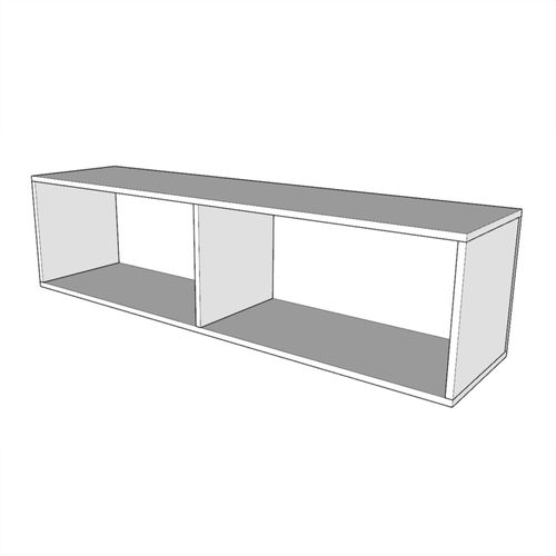 Armoire Lit Escamotable Vertical 120 Kentaro Avec Èlèment Haut Frêne Blanc
