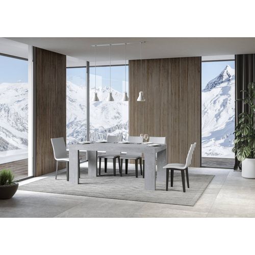 Table Extensible 90x200/460 Cm Roxell Gris Béton