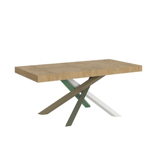 Table Extensible 90x200/304 Cm Volantis Chêne Nature Cadre 4/a