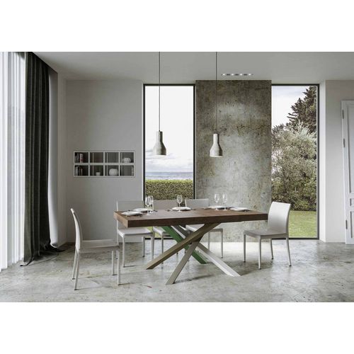 Table Extensible 90x200/460 Cm Volantis Noyer Cadre 4/a