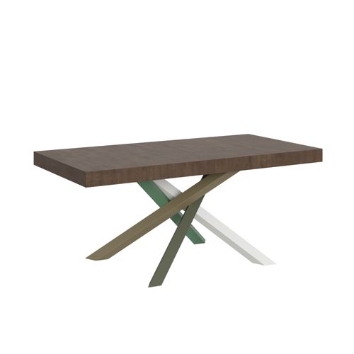 Table Extensible 90x200/460 Cm Volantis Noyer Cadre 4/a