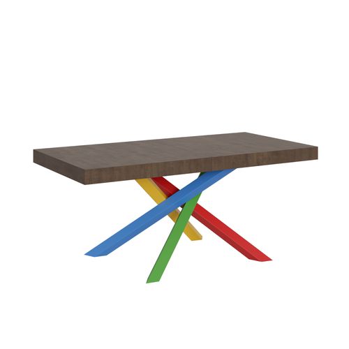 Table Extensible 90x200/460 Cm Volantis Noyer Cadre 4/b