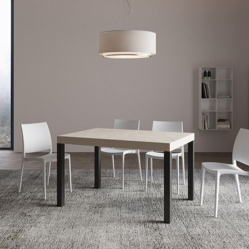 Table Extensible 90x140/244 Cm Everyday Cachemire Pieds Anthracite