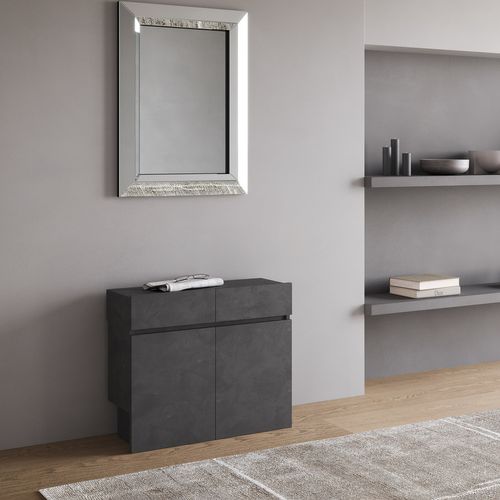 Bancs Inférieur Et Supérieur Extensible 26x72/300 Cm Evolve Anthracite Spatulé Rallonges Internes