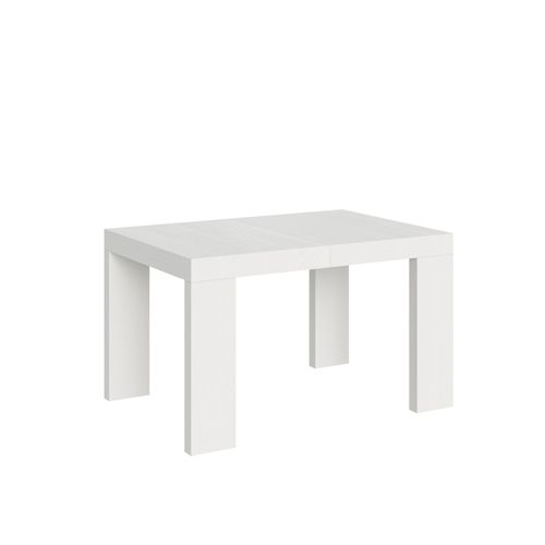 Table Extensible 90x140/400 Cm Roxell Frêne Blanc