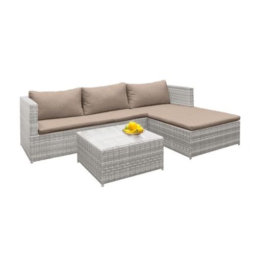 Morning Relax - Salon De Jardin - Canapé D'angle + Table Basse