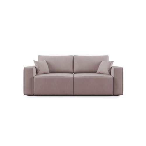 Morfeo Canapé Avec Assise Amovible En Tissu Imperméable T02 180 Cm Rose