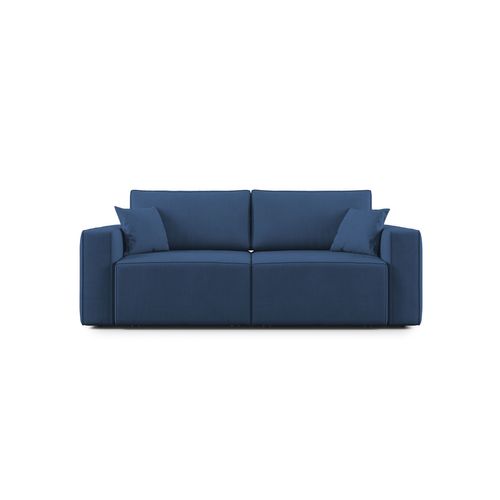 Morfeo Canapé Avec Assise Amovible En Tissu Imperméable T02 215 Cm Bleu