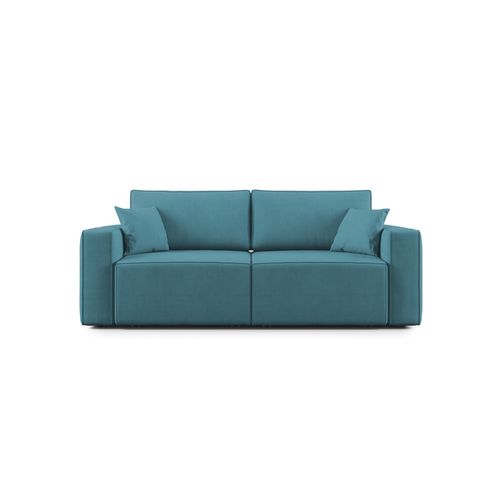 Morfeo Canapé Avec Assise Amovible En Tissu Imperméable T02 215 Cm Bleu Ciel