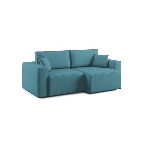 Morfeo Canapé Avec Assise Amovible En Tissu Imperméable T02 215 Cm Bleu Ciel