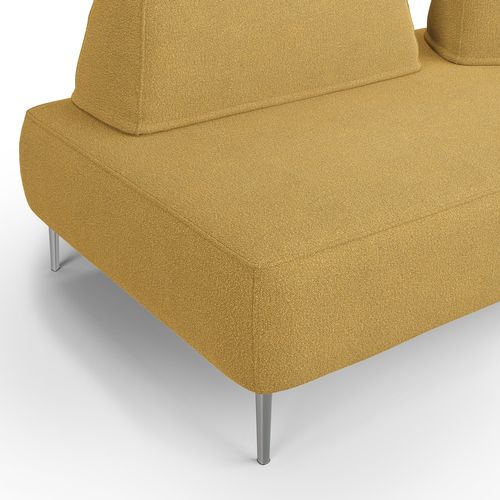 Newton Canapé Modulable Avec Dossier Amovibles T07 167 Cm Jaune