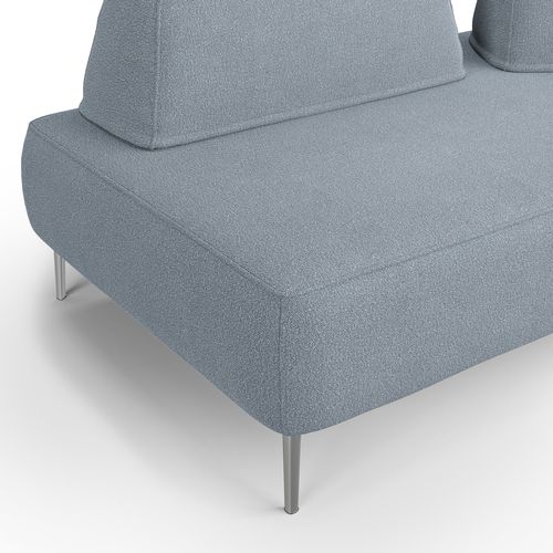 Newton Canapé Modulable Avec Dossier Amovibles T07 167 Cm Bleu