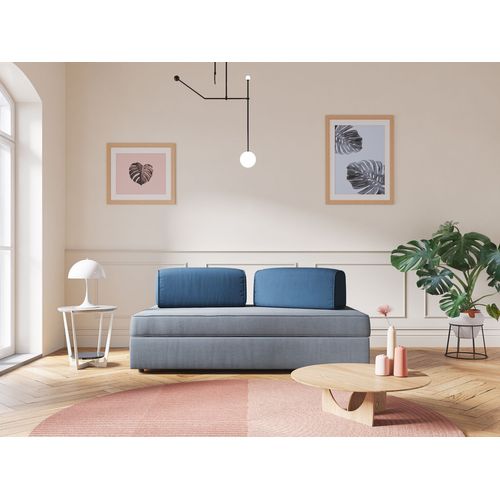 Liberty Canapé Avec Pouf Amovible Et Dossier Amovible En Tissu Imperméable T02 160 Cm Vert