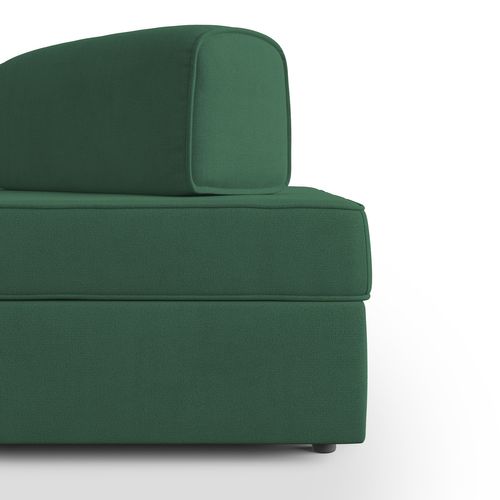 Liberty Canapé Avec Pouf Amovible Et Dossier Amovible En Tissu Imperméable T02 200 Cm Vert