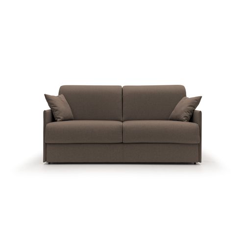 Evans Canapé Lit Convertible En Tissu Imperméable T13 149 Cm (mat. 120x197)  Brun