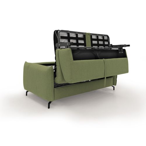 Scarlet Canapé Lit Convertible En Tissu Coton Mixte Imperméable T19 175 Cm (mat.120x197) Vert