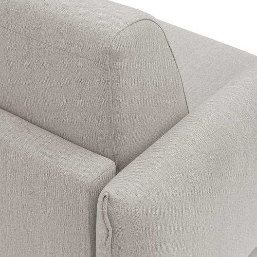 Scarlet Canapé Lit Convertible En Tissu Coton Mixte Imperméable T19 195 Cm (mat.140x197) Creme