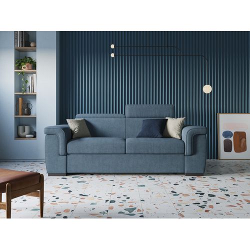 Giunone Canapé Convertible Matelas H18 Cm En Tissu Imperméable T02 240 Cm (mat. 160x297) Vert