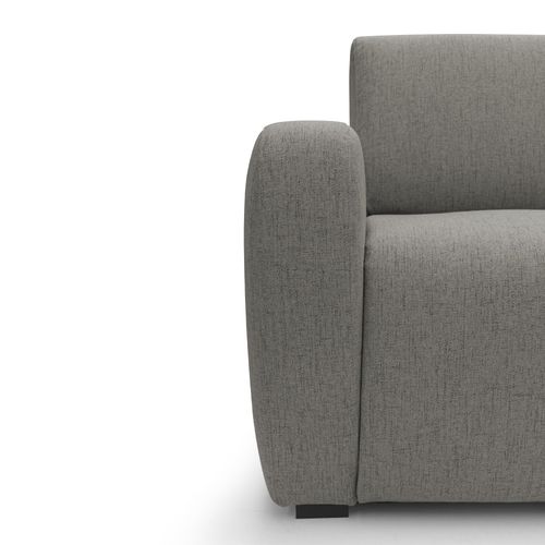 Duna Canapé Lit Convertible Matelas 20 Cm En Tissu Imperméable T03 195 Cm (mat. 140x197) Taupe