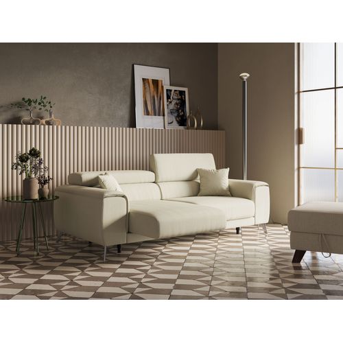 Fusion Canapé Avec Assises Coulissantes En Tissu Doux Antitache T05 215 Cm Brun