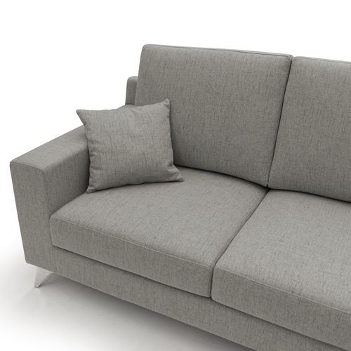 Michael Canapé En Tissu Imperméable Antitache T03 166 Cm Taupe