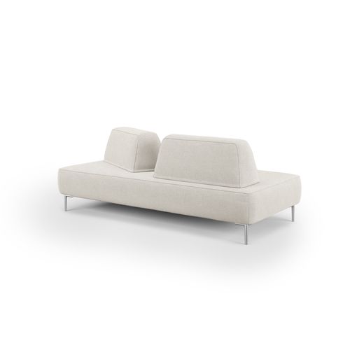 Newton Canapé Modulable Avec Dossier Amovibles T07 212 Cm Blanc