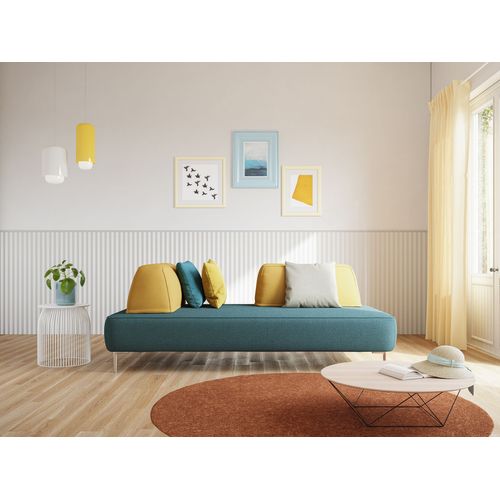 Newton Canapé Modulable Avec Dossier Amovibles T07 212 Cm Gris