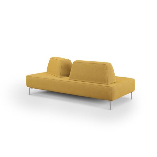 Newton Canapé Modulable Avec Dossier Amovibles T07 212 Cm Jaune