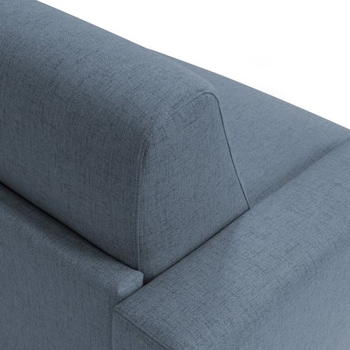 Nixon Canapé Convertible Matelas H20 En Tissu Imperméable T03 200 Cm (mat. 140x197) Bleu