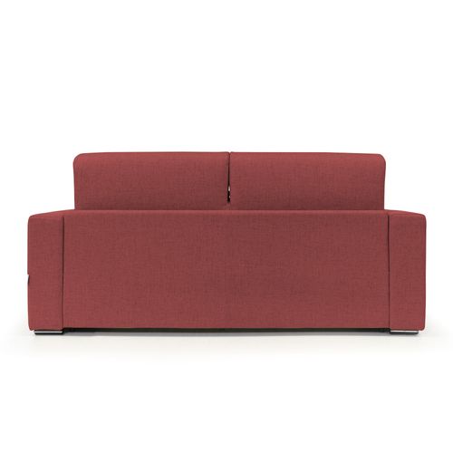 Nixon Canapé Convertible Matelas H20 En Tissu Imperméable T03 200 Cm (mat. 140x197) Rouge