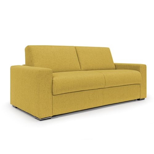 Nixon Canapé Convertible Matelas H20 En Tissu Imperméable T03 200 Cm (mat. 140x197) Jaune